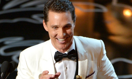 Matthew McConaughey wins the best actor Oscar for his performance in Dallas Buyers Club