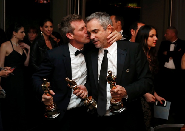 Spike Jonze, winner of best original screenplay for the film 