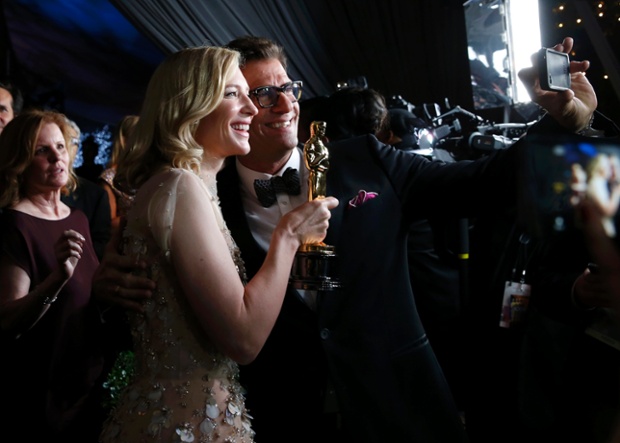 Cate Blanchett, winner for best actress for her role in the film 
