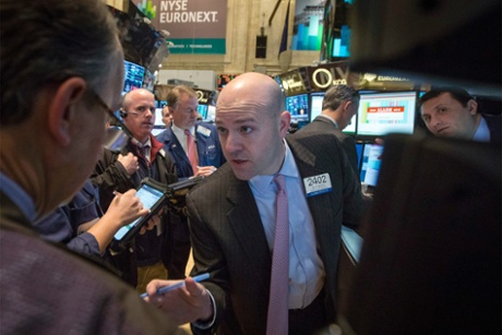 The New York Stock Exchange today.
