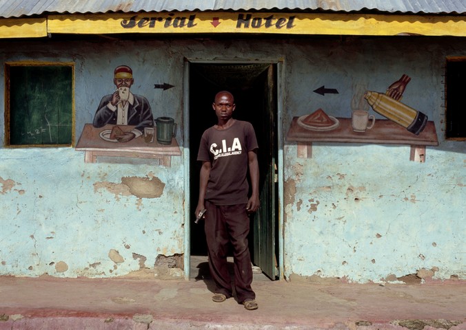 Photographing Africa: Photographing Africa, hotel mural