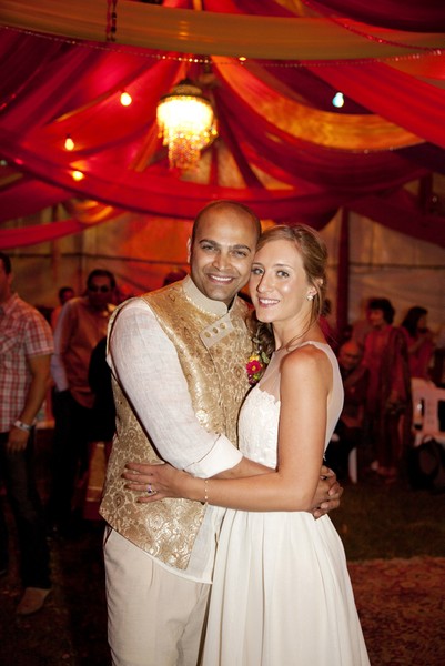 WOMADelaide 2014: Newlyweds Kari and Trilok Vallury, photographed after their wedding