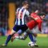 United v West Brom: Juan Mata skips past Baggies' Gareth McAuley