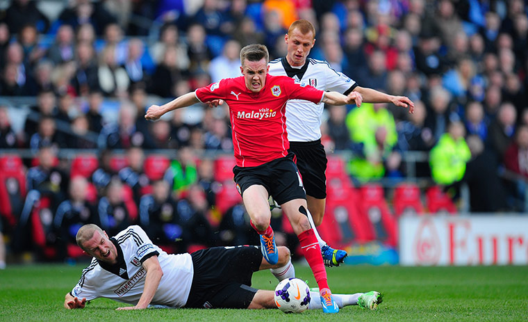 round-up: Cardiff's Craig Noone skips through the Fulham defence 
