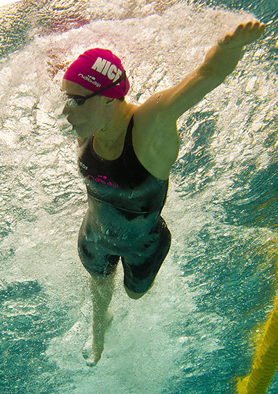 Underwater at the French swimming championships – in…