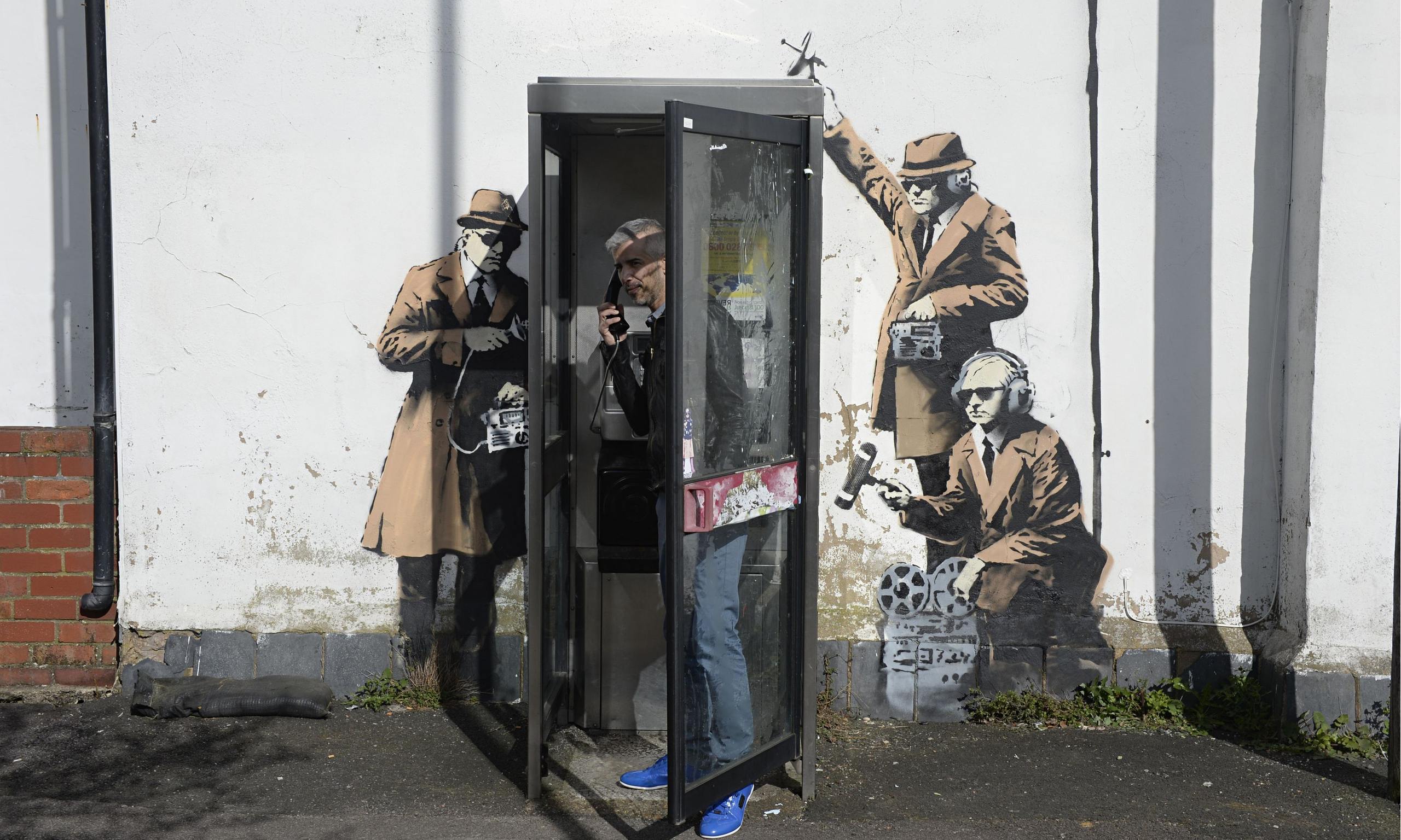 Possible Banksy work near GCHQ tackles government surveillance | Art