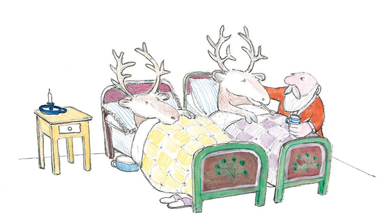 Burningham gallery: Harvey Slumfenburger reindeer