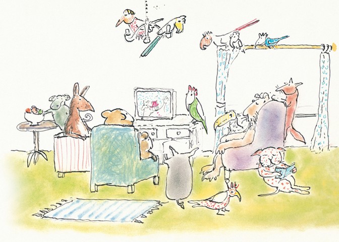 Burningham gallery: Zoo party