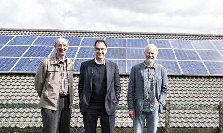 solar power panels St Breock primary school, Wadebridge, Cornwall