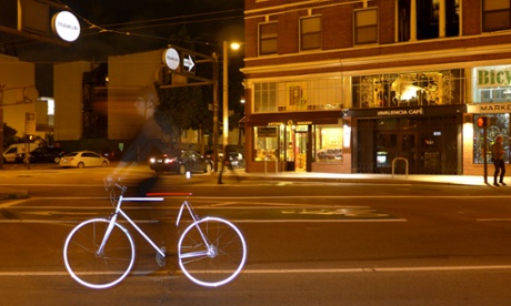 Mission Lumen retro-reflective bike