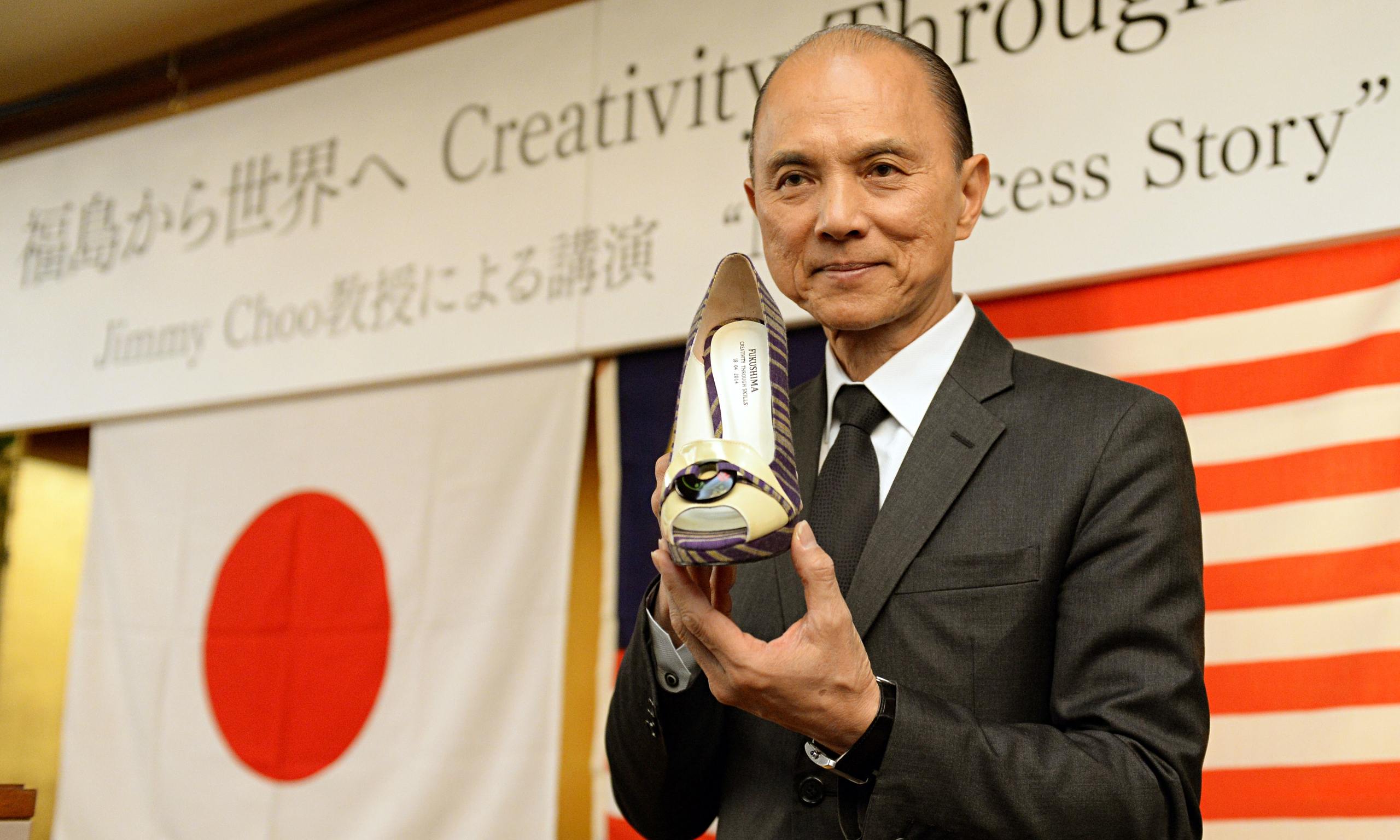 Jimmy Choo boosts Japanese artisans with shoes made of Fukushima ...
