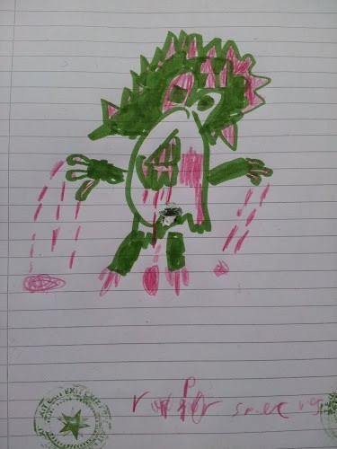 How to draw dinosaurs: By Luke, aged 6