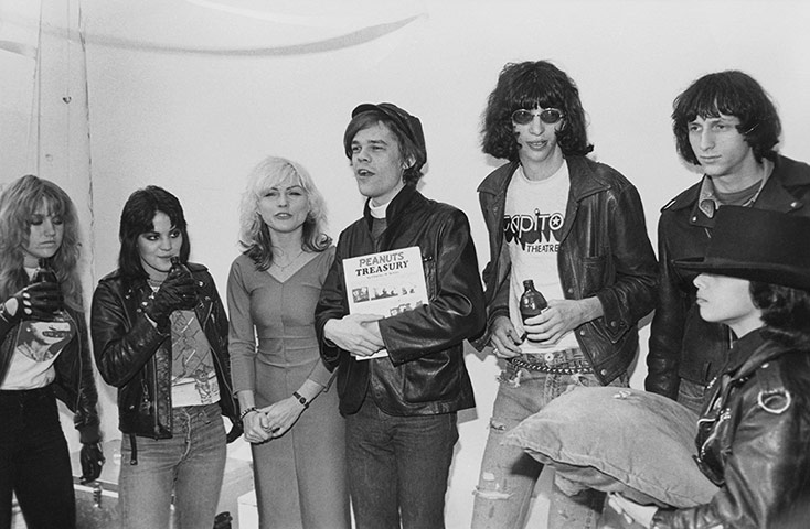 The Ramones: Punk Rockers Performing Mock Wedding