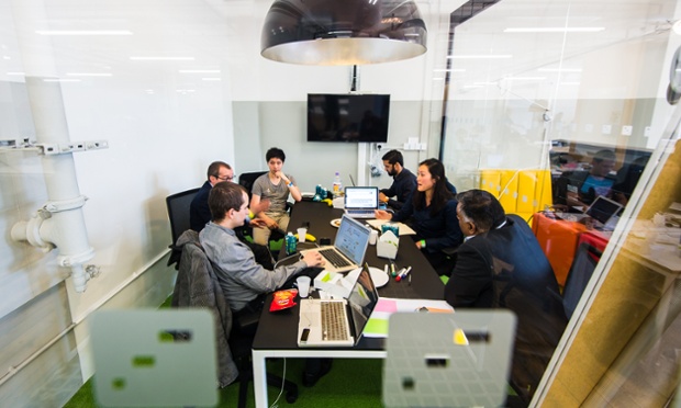 A gathering at the hackathon