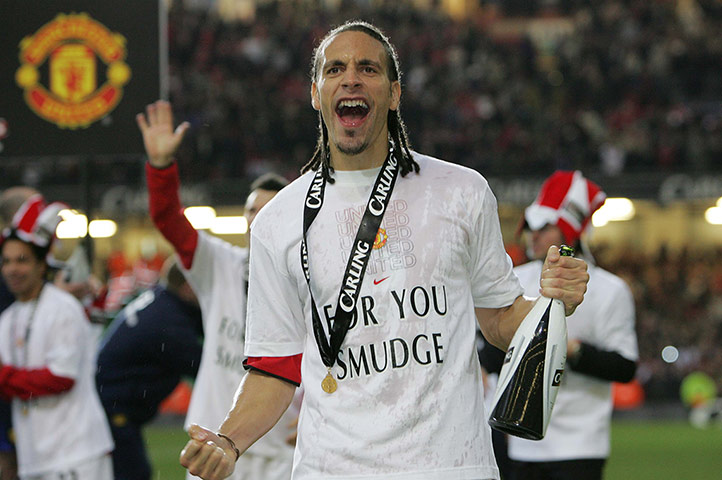 rio at united: Carling Cup victory 2006