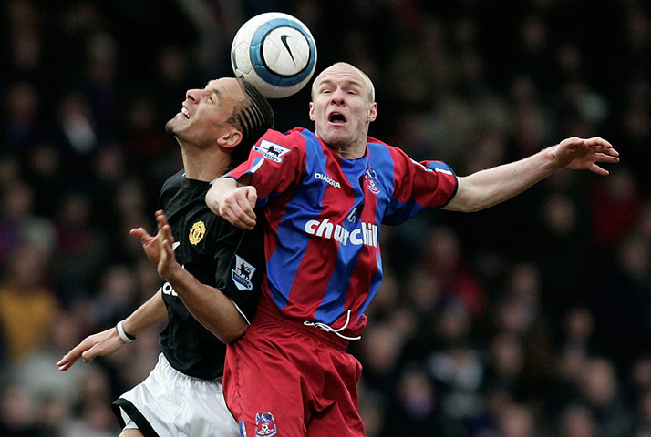 rio at united: Rio Ferdinand And Andrew Johnso