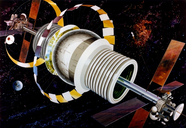 The exterior of a Bernal colony, by Rick Guidice.  