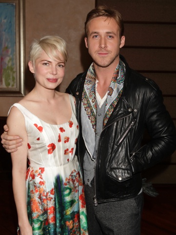 Michelle Williams and Ryan Gosling attend a screening of Blue Valentine in 2010 in New York City