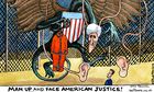 Steve Bell on Edward Snowden and John Kerry - cartoon