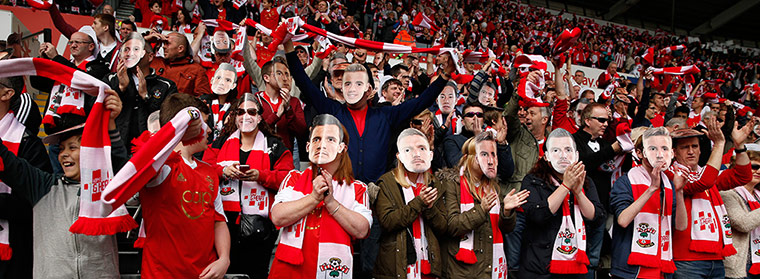 saturday round up:  Southampton fans wearing masks