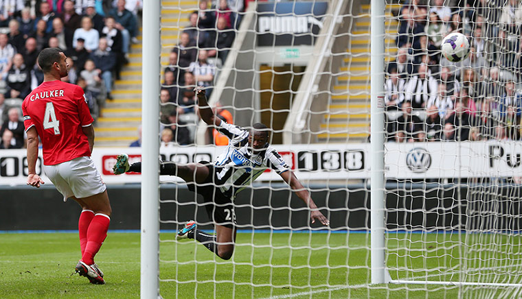 saturday round up: Shola Ameobi scores the first goal for Newcastle