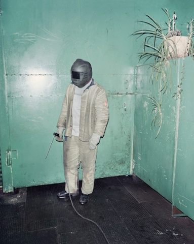 Belarus, Baranovichi: Sasha, the best welder of the Republic of Belarus