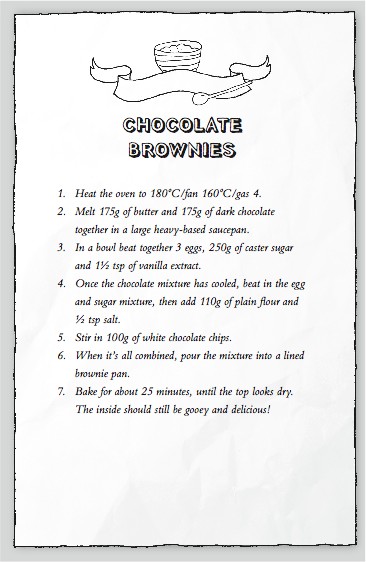 bake off: chocolate brownie