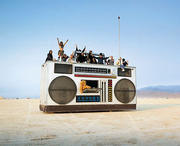 Big picture: The Rock Box by Derek Wunder, was the portable party of choice in 2008
