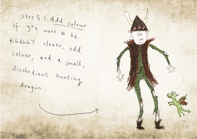 How to draw Vikings: How to draw Vikings 6