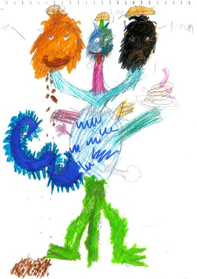 Monster drawing entries: By Katherine, aged 9