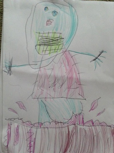 Monster drawing entries: By Madison, aged 5