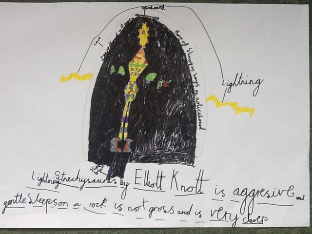 Monster drawing entries: By Elliott, aged 7