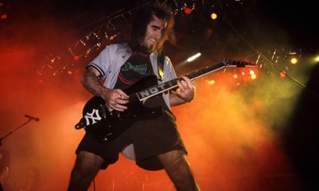 ANTHRAX PERFORMING AT THE HAMMERSMITH ODEON, LONDON - 1986