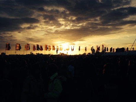 Twitter / smileycaprice: Sunset background from ...