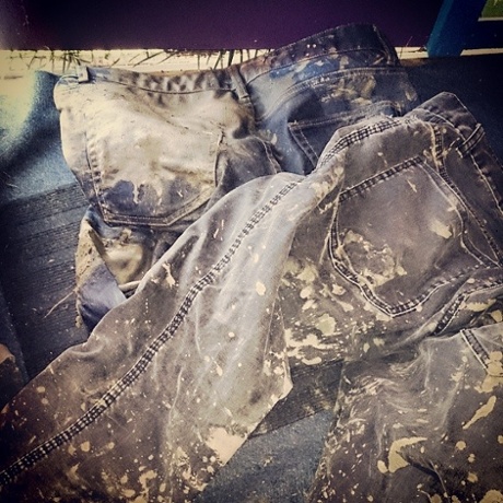 Glastonbury. Ruining jeans since 1970.
