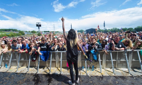 Angel Haze in the Pyramid's pit.