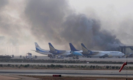 Karachi airport: security forces relaunch operation hours after attack left 24 dead