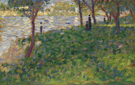 Seurat Study for La Grande Jatte, 1884-85