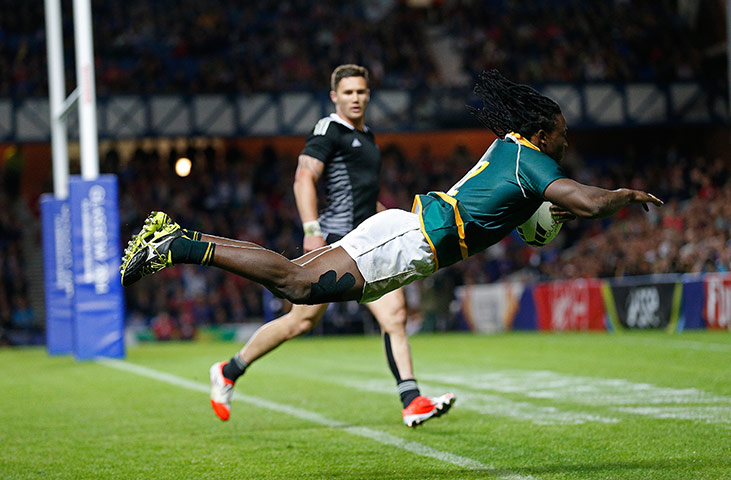 Rugby Sevens TJ: Seabolo Senatla dives in for the crucial 2nd South African