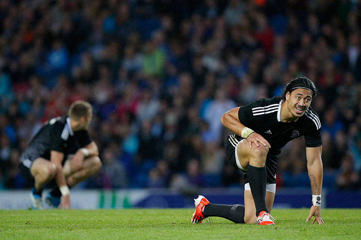 Rugby Sevens TJ: Ben Lam of New Zealand dejection during the South Africa