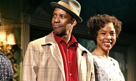 Denzel Washington and Sophie Okonedo in A Raisin in the Sun at New York's Barrymore Theatre