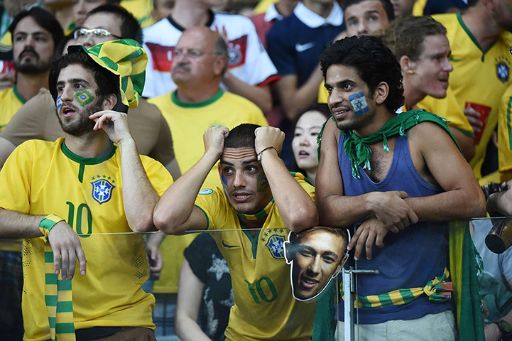 Brazilians in shock: Fans of Brazil react
