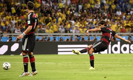 Sami Khedira's goal for Germany against Brazil set Twitter aflame.