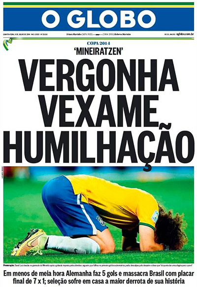 World Cup Massacre Historic Humiliation