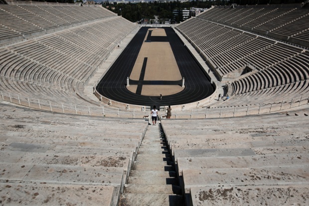 One venue that has done well post games is the  Panathenaic stadium in Athens. The old Olympic Stadium of Athens, a marble reconstruction of the city s ancient stadium built for the first modern Olympics held in Athens, is open to ticket-paying visitors who can also visit a small Olympic museum on the site.