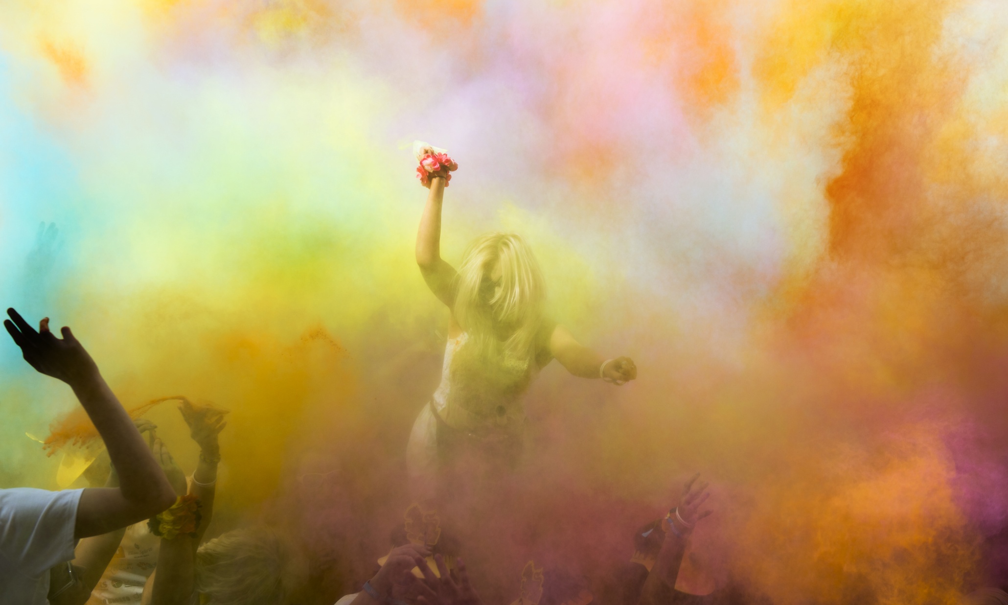 Holi One Colour Festival In Pictures Culture The Guardian