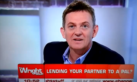 Channel 5's Matthew Wright brands caller a 'moron' for using the F-word