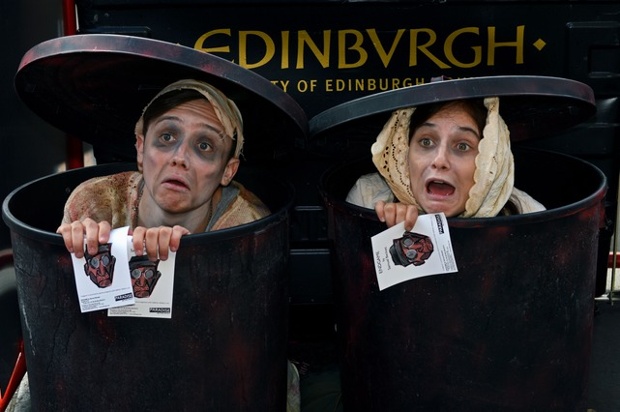 Bin & Gone on the Royal Mile.