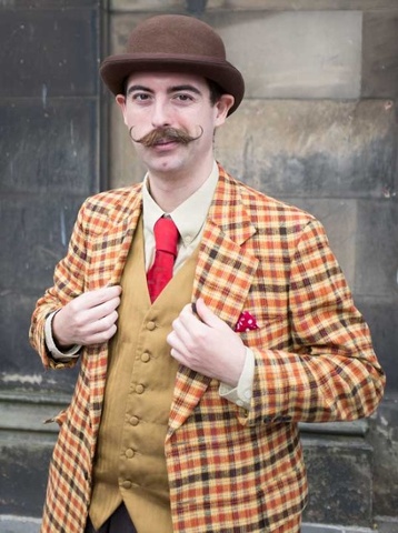 'The Theatre of The Damned’s production of The Horror, The Horror, The Final Curtain. Every inch the Edwardian gentleman with his rolling walk, his wink and a smile.'