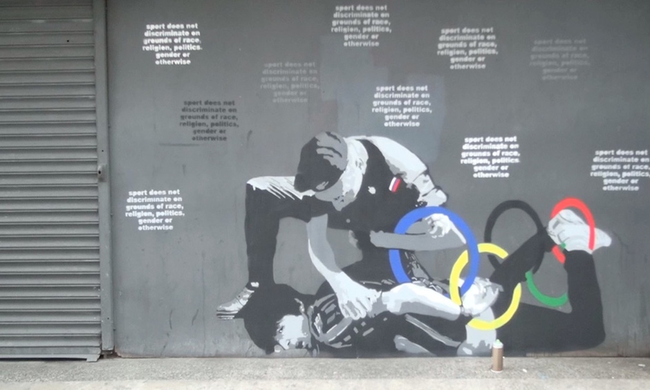 Newcastle Street Art Protests Against Russias Anti Gay Laws Video